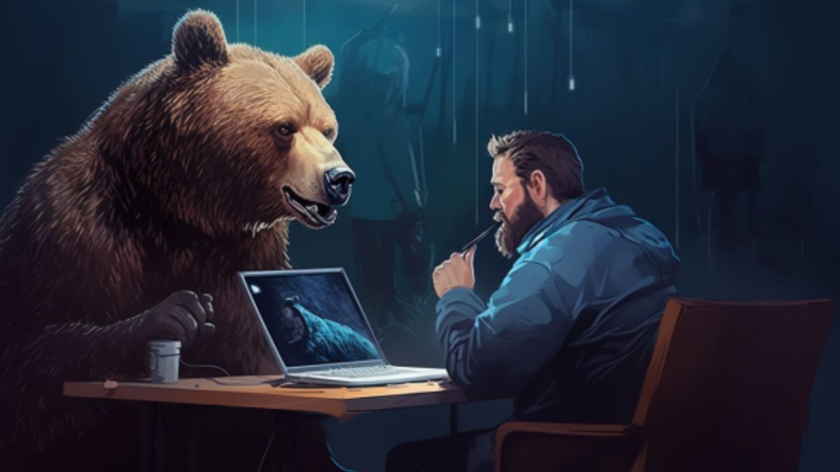work with bike bear