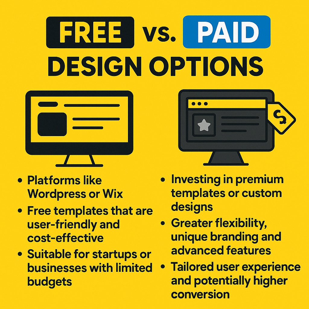 Free vs. Paid Design Options