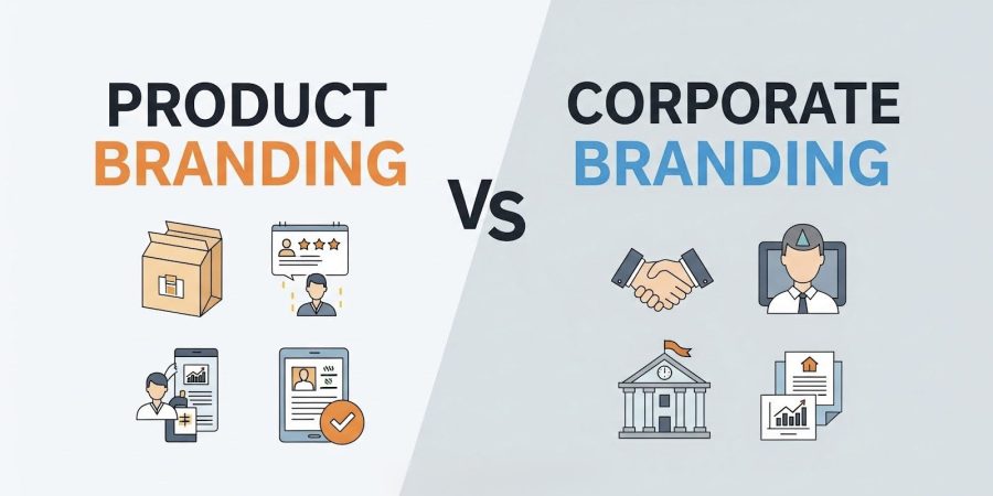 product vs corporate branding