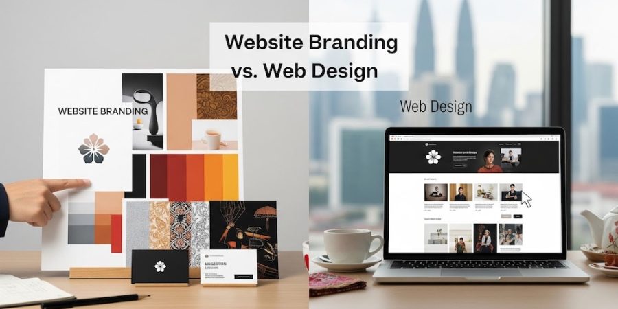 website branding vs. web design