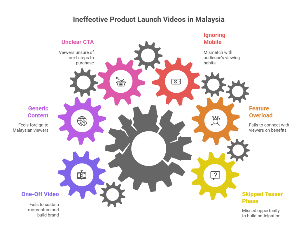 Ineffective Product Launch Videos in Malaysia