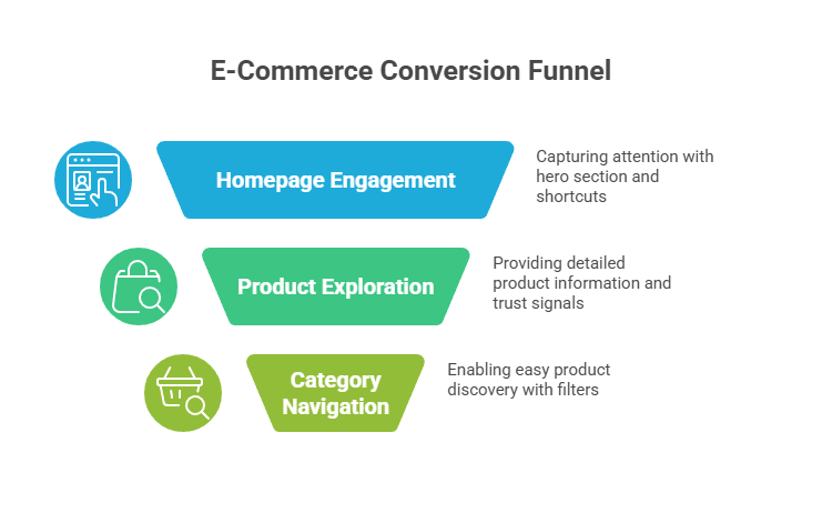 e-commerce conversion funnel